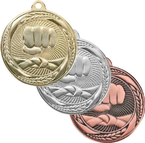 2" Karate Laurel Wreath Award Medal