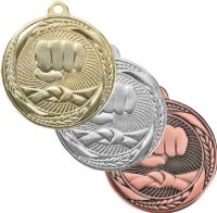 2" Karate Laurel Wreath Award Medal