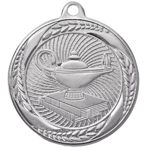 2" Lamp of Knowledge Laurel Wreath Award Medal #3