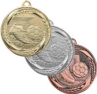 2" Soccer Laurel Wreath Award Medal