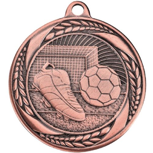 2" Soccer Laurel Wreath Award Medal #4