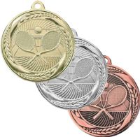 2" Tennis Laurel Wreath Award Medal