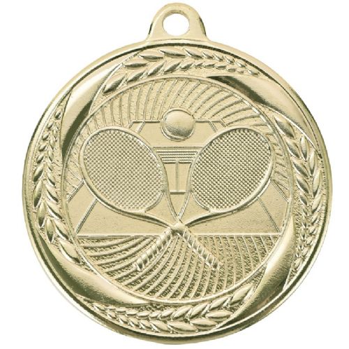 2" Tennis Laurel Wreath Award Medal #2