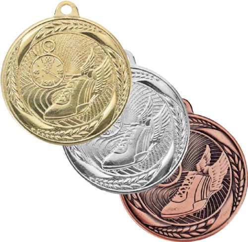 2" Track Laurel Wreath Award Medal