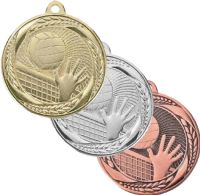 2" Volleyball Laurel Wreath Award Medal