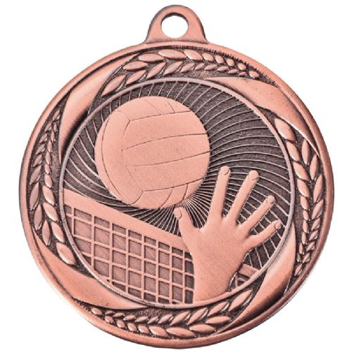 2" Volleyball Laurel Wreath Award Medal #4