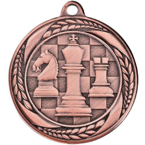2" Chess Laurel Wreath Award Medal #4
