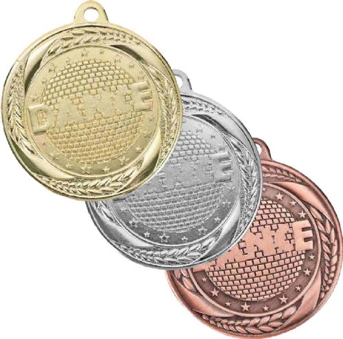 2" Dance Laurel Wreath Award Medal