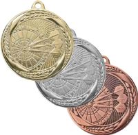 2" Darts Laurel Wreath Award Medal