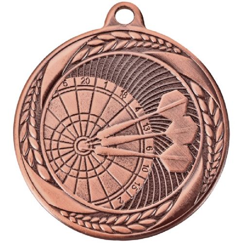 2" Darts Laurel Wreath Award Medal #4