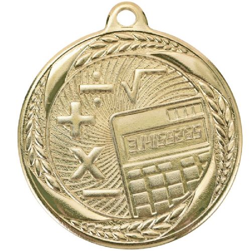 2" Mathematics Laurel Wreath Award Medal #2