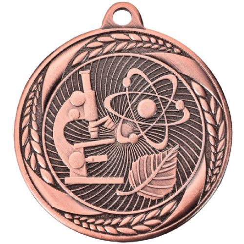2" Science Laurel Wreath Award Medal #4