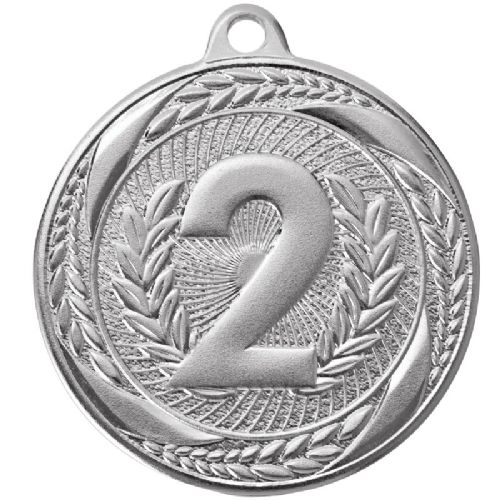 2" 2nd Place Laurel Wreath Award Medal