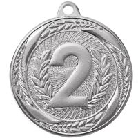 2" 2nd Place Laurel Wreath Award Medal