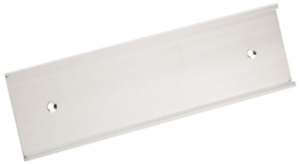 Silver Aluminum Wall Sign Bracket 2" x 8"