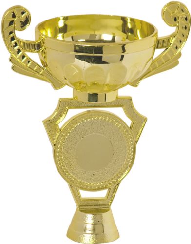 6" Gold Cup 2" Insert Holder Figure