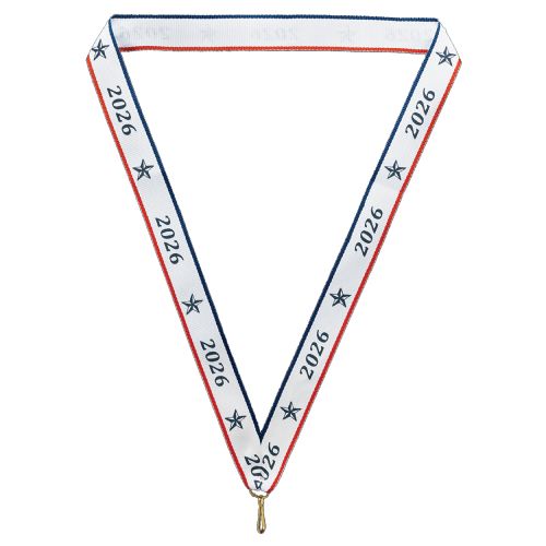 7/8" x 32" 2026 Neck Ribbon with Snap Clip #2