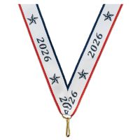 7/8" x 32" 2026 Neck Ribbon with Snap Clip