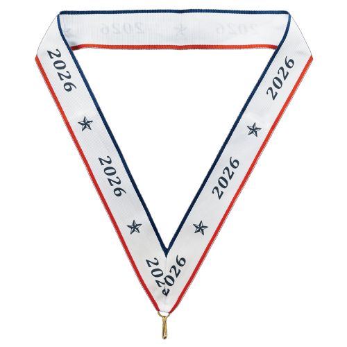 1 1/2" x 32" 2026 Neck Ribbon with Snap Clip #2