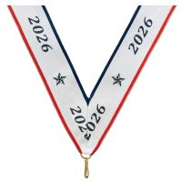 1 1/2" x 32" 2026 Neck Ribbon with Snap Clip