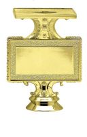 5" Gold Platform Insert Holder Trophy Riser