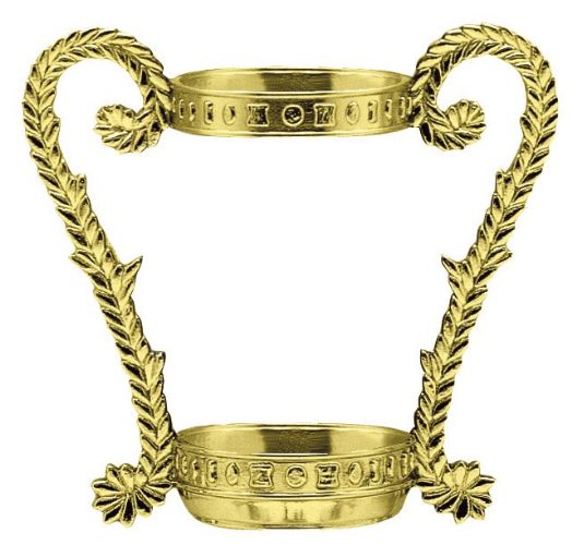 4 1/8" Gold Crown Column Sleeve Trophy Riser