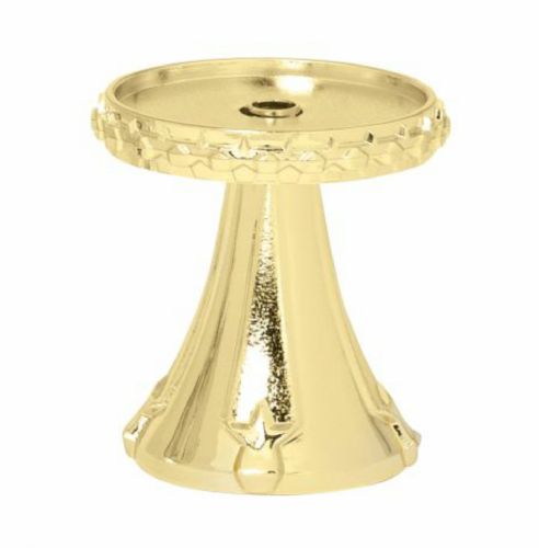 Gold 2" Star Round Pedestal Trophy Riser
