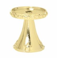 Gold 2" Star Round Pedestal Trophy Riser