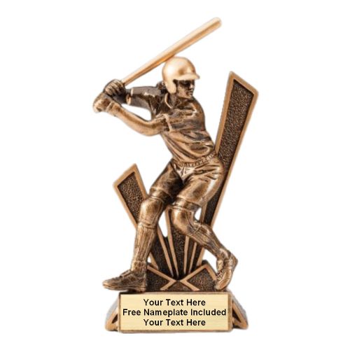 6 1/2" Gold Softball Checkmate Resin Trophy