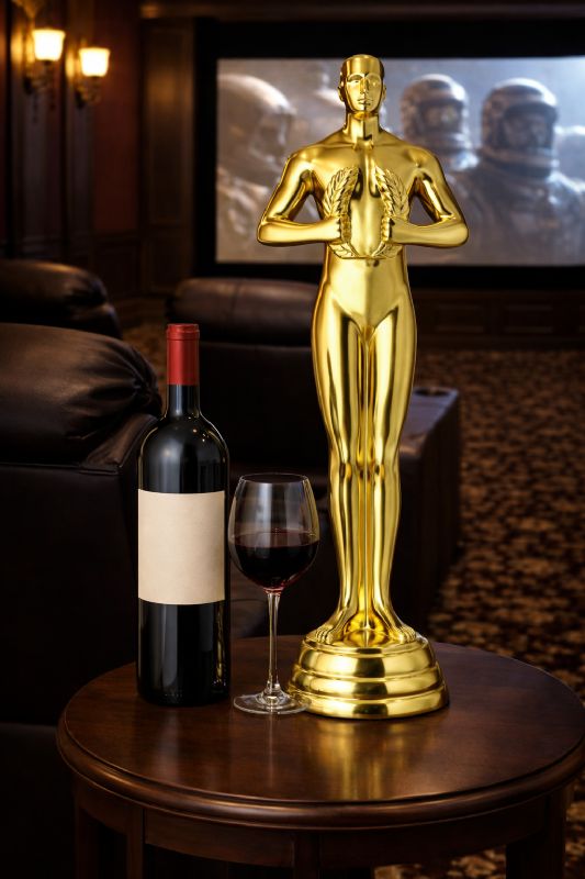 17 3/4" Achievement Male Gold Resin Trophy Figure #2