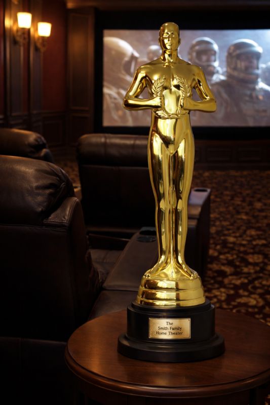20 1/4" Oversize Oscar Replica Gold Resin Trophy Kit #2