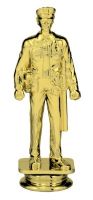5" Policeman Gold Trophy Figure