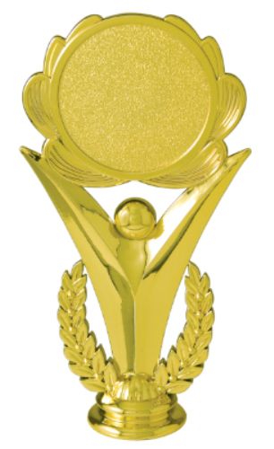 6" Gold Victory 2" Insert Holder Figure