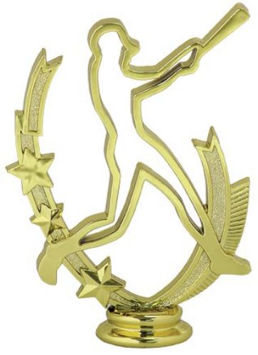 5" Baseball/Softball Profile Gold Trophy Figure