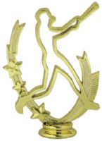 5" Baseball/Softball Profile Gold Trophy Figure
