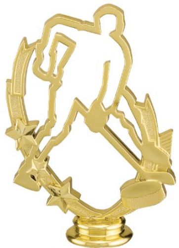 5" Hockey Profile Gold Trophy Figure
