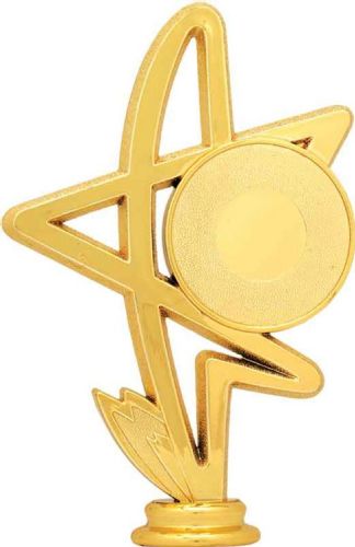 6" Star 2" Gold Insert Holder Figure