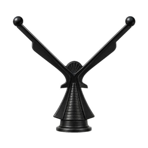 4 1/2" Black Tile/Metal Plate Holder Figure #2