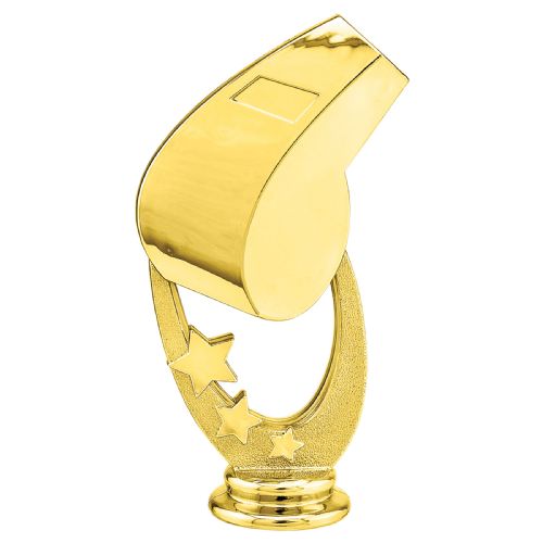 5" Gold Whistle Trophy Figure