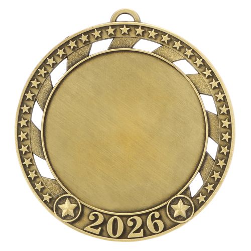 2 3/4" 2026 Award Medal with 2" Insert Holder