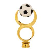 6 3/4" Soccer Spinner Gold Trophy Figure