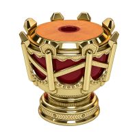 Gold/Red Royal Trophy Riser 2 1/4