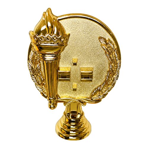 4 3/4" Victory Torch Impact System Gold Trophy Figure