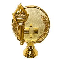4 3/4" Victory Torch Impact System Gold Trophy Figure