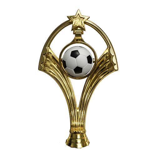 7" Soccer Spinner Gold Trophy Figure
