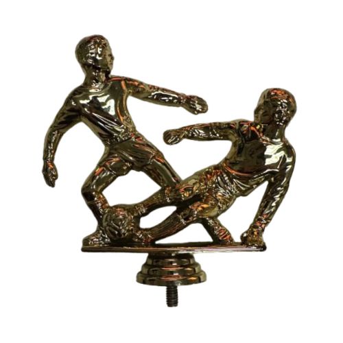 5" Male Double Action Soccer Gold Trophy Figure