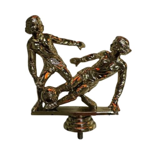 5" Female Double Action Soccer Gold Trophy Figure