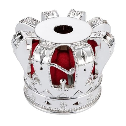 Silver/Red Royal Trophy Riser 1 1/2"