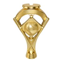 5 3/4" Gold Baseball Trophy Riser