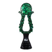 Green 7" Basketball Trophy Figure Backdrop